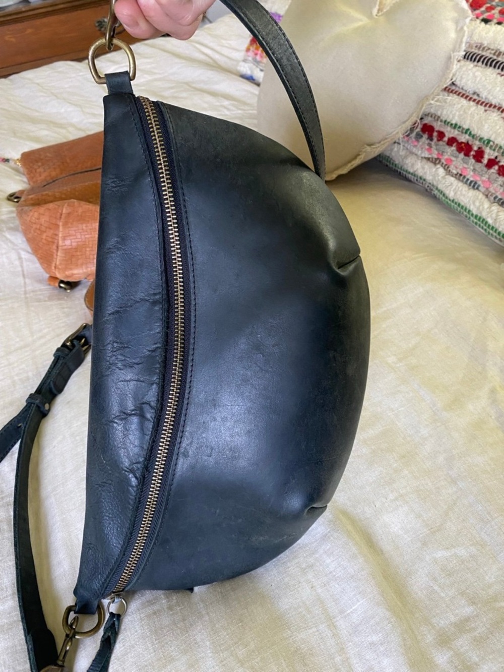 ABLE Berkeley Crossbody Belt Sling Bag in Black- discontinued